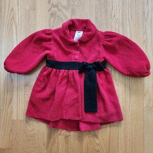 Red Fleece Dress coat 24 m